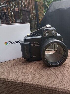 📸🤿Polaroid Dive Rated Hard Waterproof Case Fits Sony NEX-3 18-55 mm Lens
